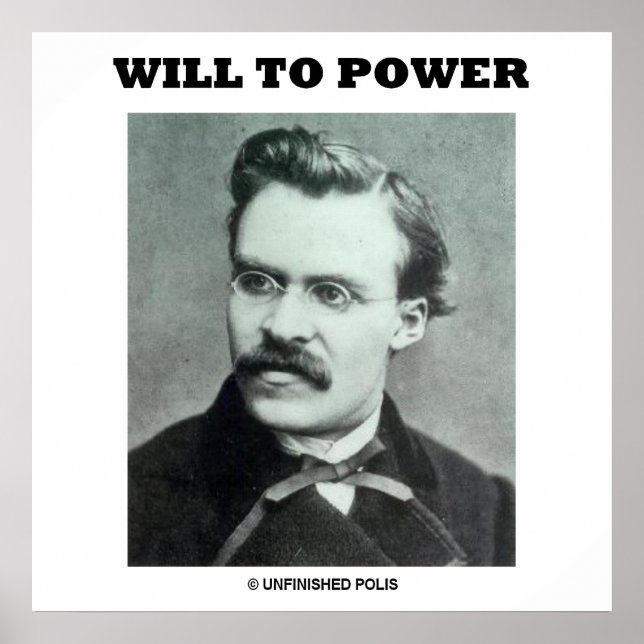 Pôster Will To Power (Friedrich Nietzsche) (Frente)