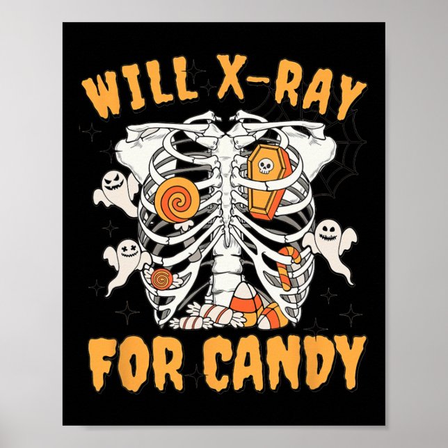Poster Will Xray Para O Técnico De Radiologia Do Candy Ha (Frente)