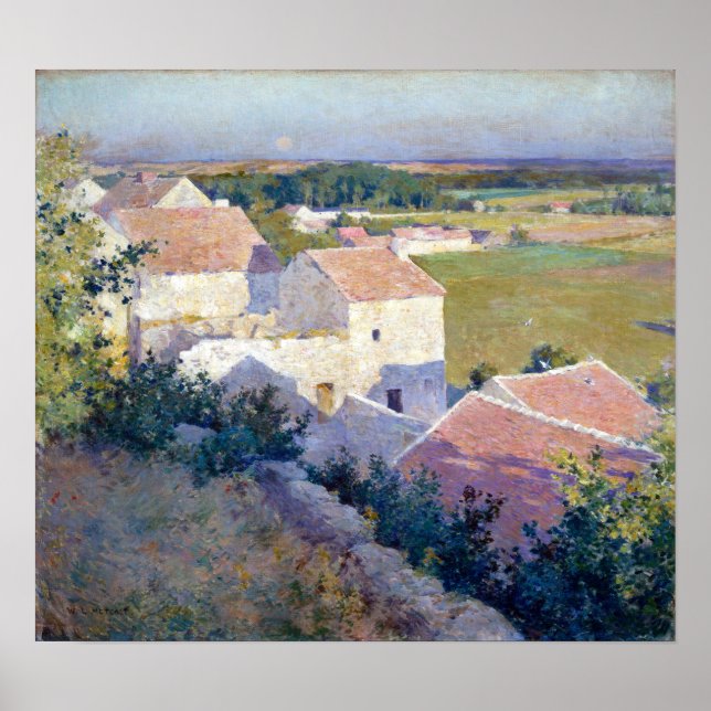 Poster Willard Metcalf Midverão Twilight (Frente)