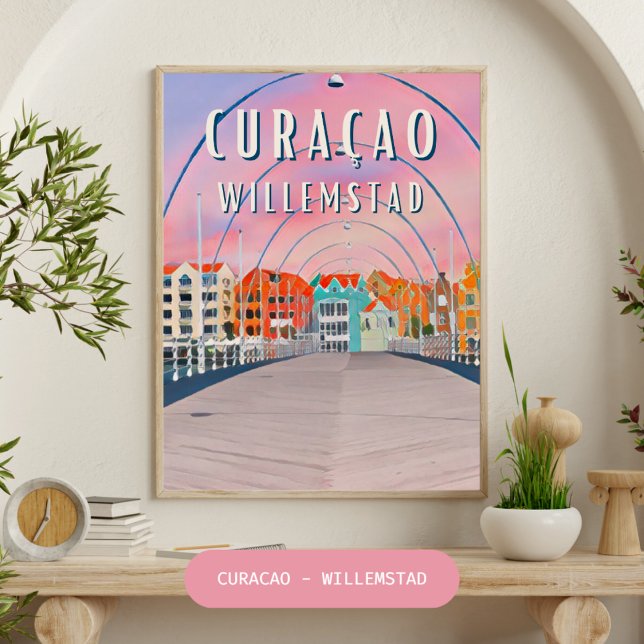 Poster Willemstad: la beauté colorée de Curaçao (Criador carregado)