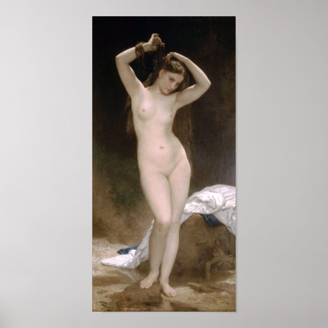 Pôster William-Adolphe Bouguereau-Bather (Frente)