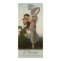 William-Adolphe Bouguereau Dawn L'aurore Cardstock