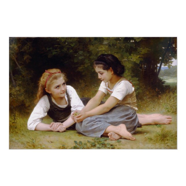 Pôster William-Adolphe Bouguereau Os Coletores Nut (Frente)