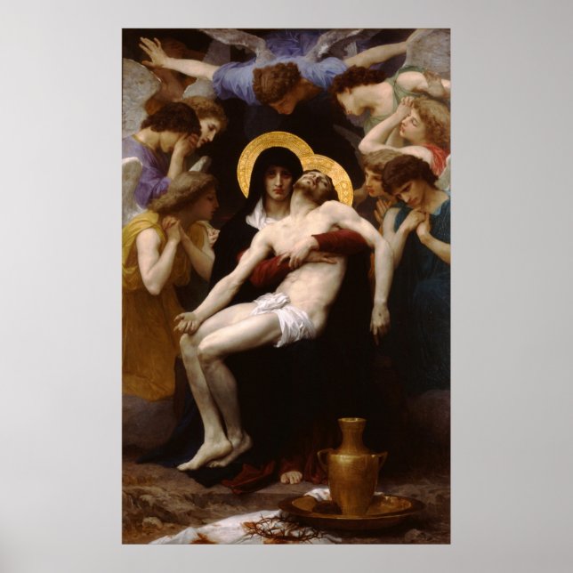 Poster William-Adolphe Bouguereau-Pieta (Frente)