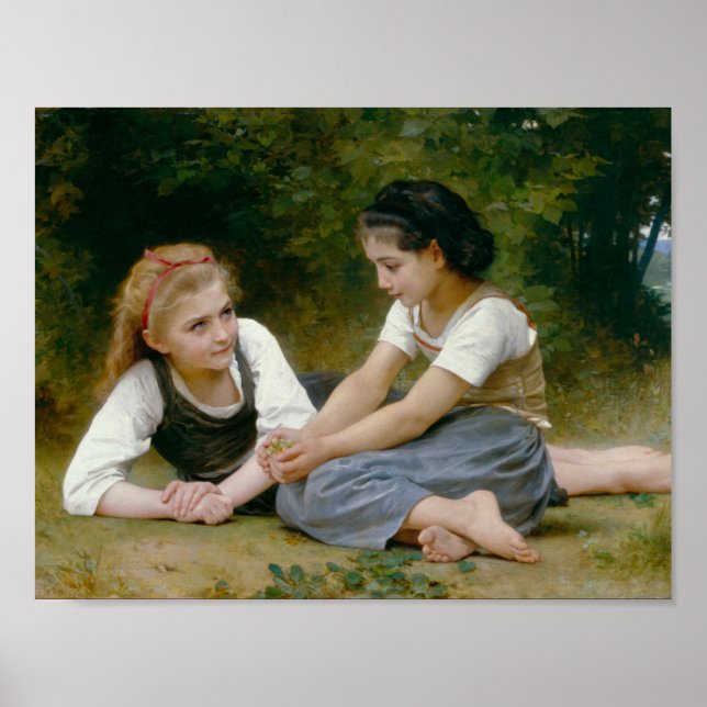 Poster William-Adolphe Bouguereau - The Nut Gatherers (Frente)