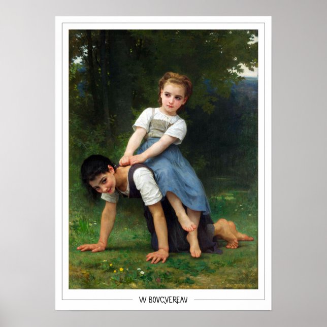 Poster William-Adolphe Bouguereau Zedign Cartaz de Arte # (Frente)