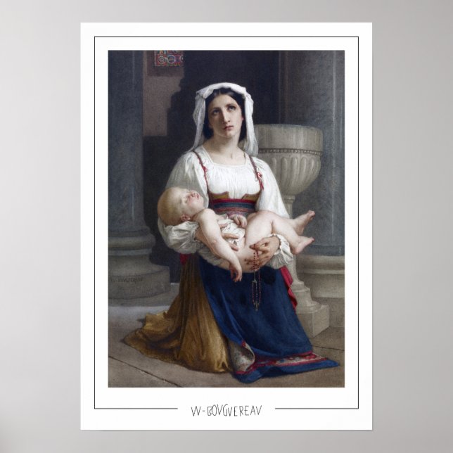 Poster William-Adolphe Bouguereau Zedign Cartaz de Arte # (Frente)