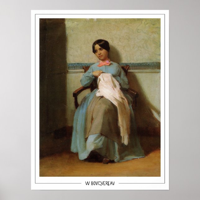 Poster William-Adolphe Bouguereau Zedign Cartaz de Arte # (Frente)