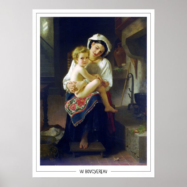 Poster William-Adolphe Bouguereau Zedign Cartaz de Arte # (Frente)