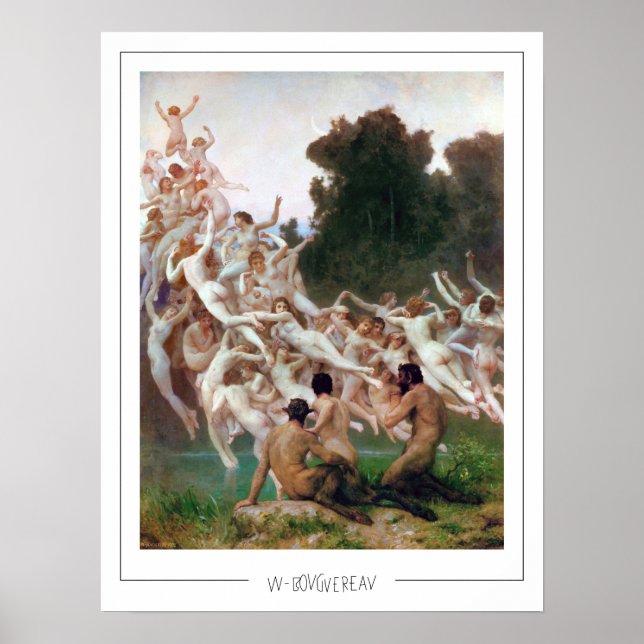 Poster William-Adolphe Bouguereau Zedign Cartaz de Arte # (Frente)