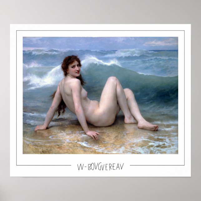 Poster William-Adolphe Bouguereau Zedign Cartaz de Arte # (Frente)