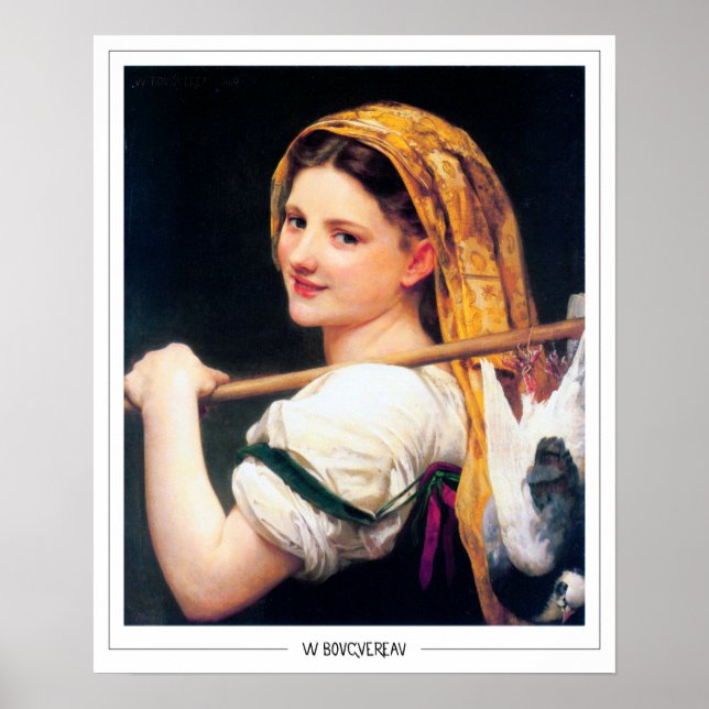 Poster William-Adolphe Bouguereau Zedign Cartaz de Arte # (Frente)