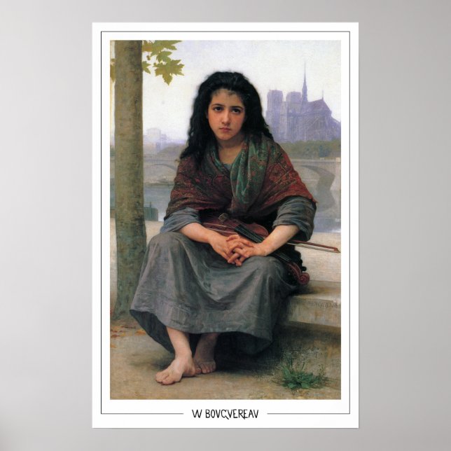 Poster William-Adolphe Bouguereau Zedign Cartaz de Arte # (Frente)