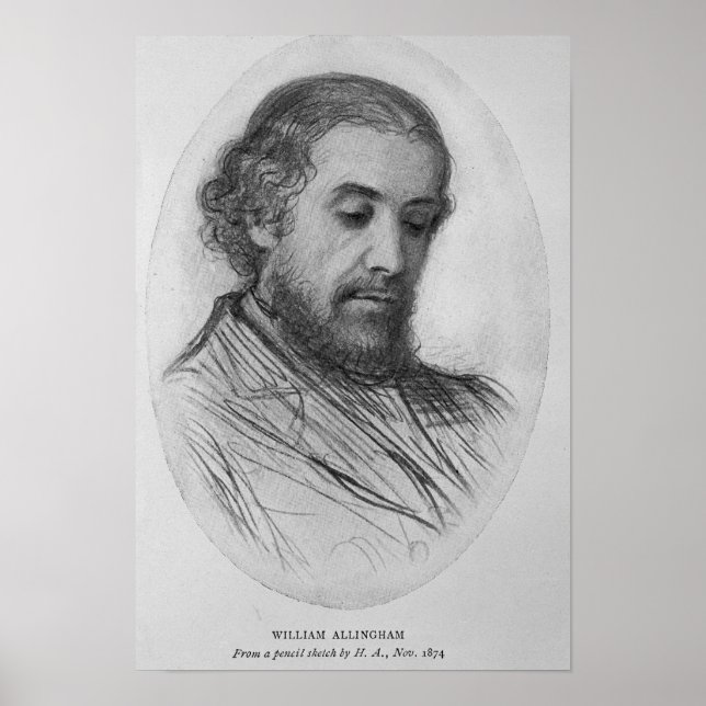 Pôster William Allingham, 1874 (Frente)