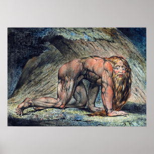 Poster William Blake Nebuchadnezzar