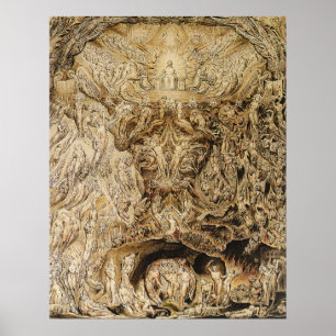 Pôster William Blake:  Visão do último julgamento