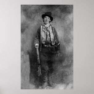 Poster William H. Bonney, Billy Kid fora da lei do Velho