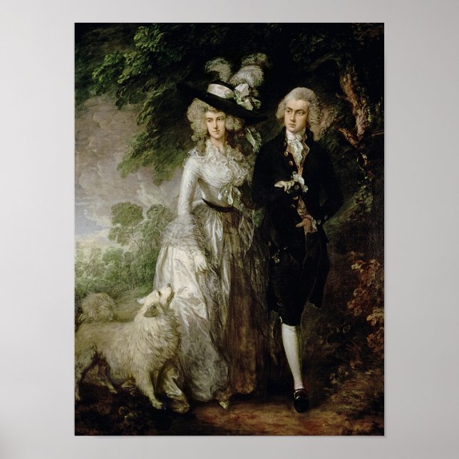 Pôster William Hallett, c.1785 (Frente)