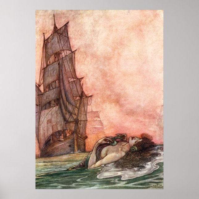 Poster William Heath Robinson - A Song of the English (Frente)