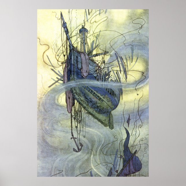 Poster William Heath Robinson - Uma canção dos Ingleses (Frente)