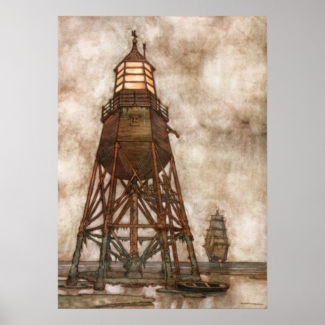 Poster William Heath Robinson - Uma canção dos Ingleses (Frente)