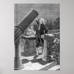 Pôster William Herschel descobre o planeta Uranus