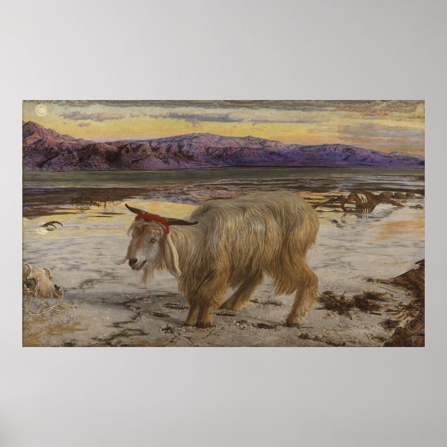 Pôster William Holman Hunt The Scapegoat (Frente)