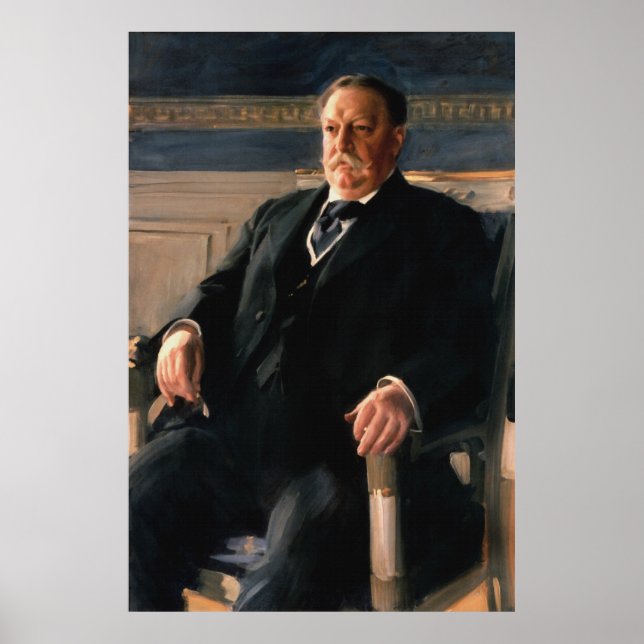Poster WILLIAM HOWARD TAFT Portrait by Anders L. Zorn (Frente)