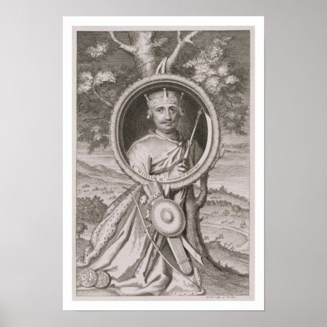 Pôster William II 'Rufus' (c.1056-1100) King of England f (Frente)