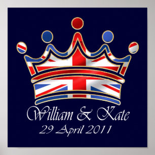Poster William & Kate Wedding