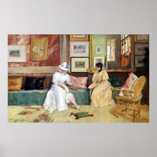 Poster William Merritt Chase Uma Chamada Amigável