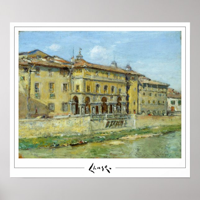 Poster William Merritt Chase Zedign Cartaz de Arte #19 (Frente)