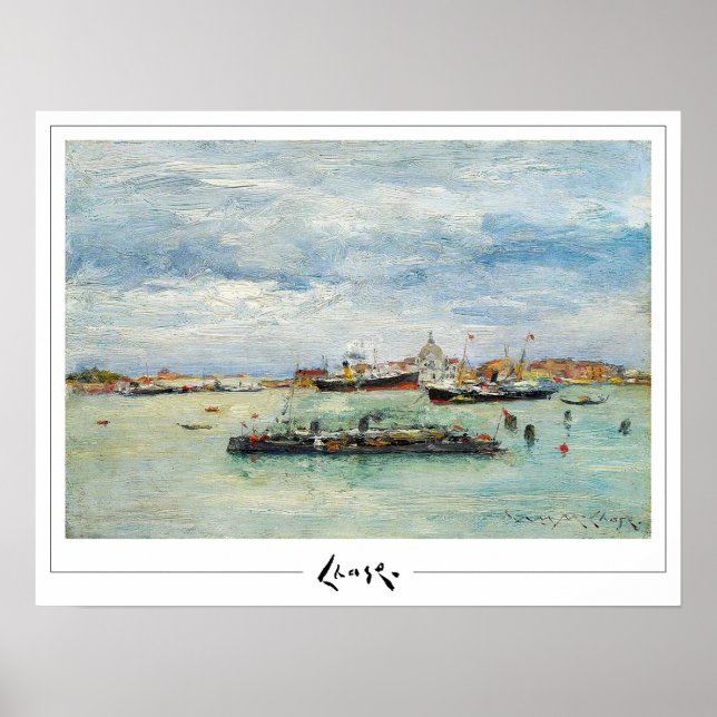 Poster William Merritt Chase Zedign Cartaz de Arte #227 (Frente)