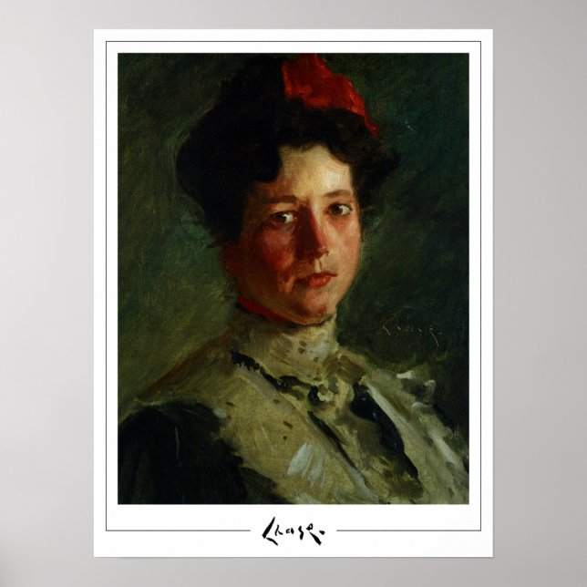 Poster William Merritt Chase Zedign Cartaz de Arte #323 (Frente)