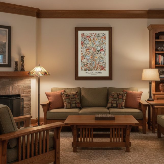 Pôster William Morris Acanthus Mission Style  (Criador carregado)