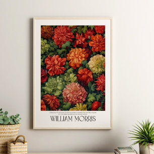 Poster William Morris Antique Padrão Floral