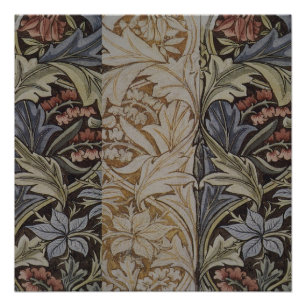 Pôster William Morris Bluebell Tecido