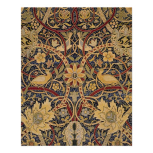 Pôster William Morris Bullerswood Faux Tapeçaria