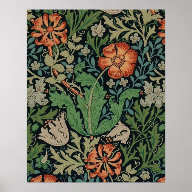Poster William Morris Compton Wallpaper Classic (Frente)