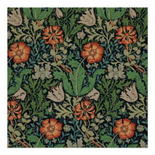 Pôster William Morris Compton Wallpaper Classic