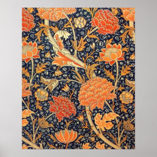 Pôster William Morris Cray Floral Art Nouveau Pattern