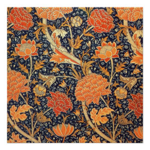 Pôster William Morris Cray Floral Art Nouveau Pattern