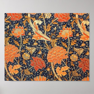 Pôster William Morris Cray Floral Art Nouveau Pattern