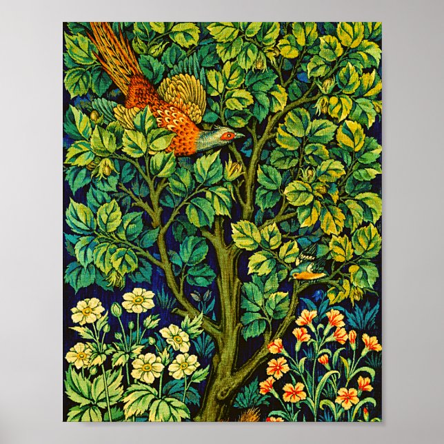 Poster William Morris e John Henry Dearle's Posto de Faas (Frente)