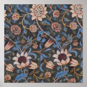 Poster William Morris Evenlode Padrão Têxtil