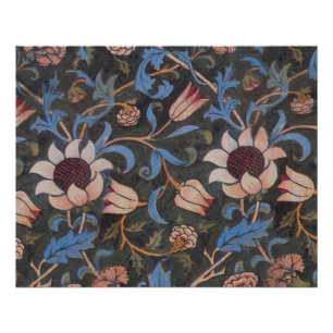 Pôster William Morris Evenlode Textile Floral Art