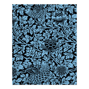 Pôster William Morris Floral Pattern Bird Anenome