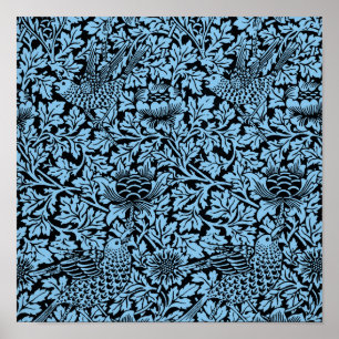 Poster William Morris Floral Pattern Bird Anenome