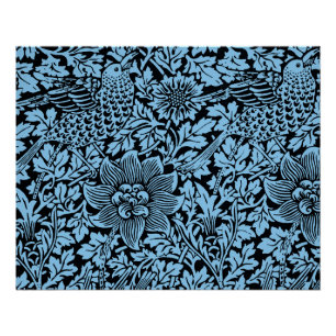 Pôster William Morris Floral Pattern Bird Flowers