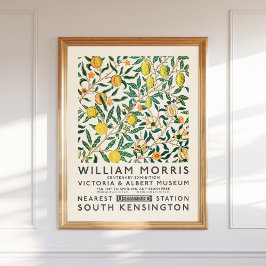 Poster William Morris Fruta ou Pomegranate Lemons Tree